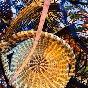 Sweetgrass basket with handle